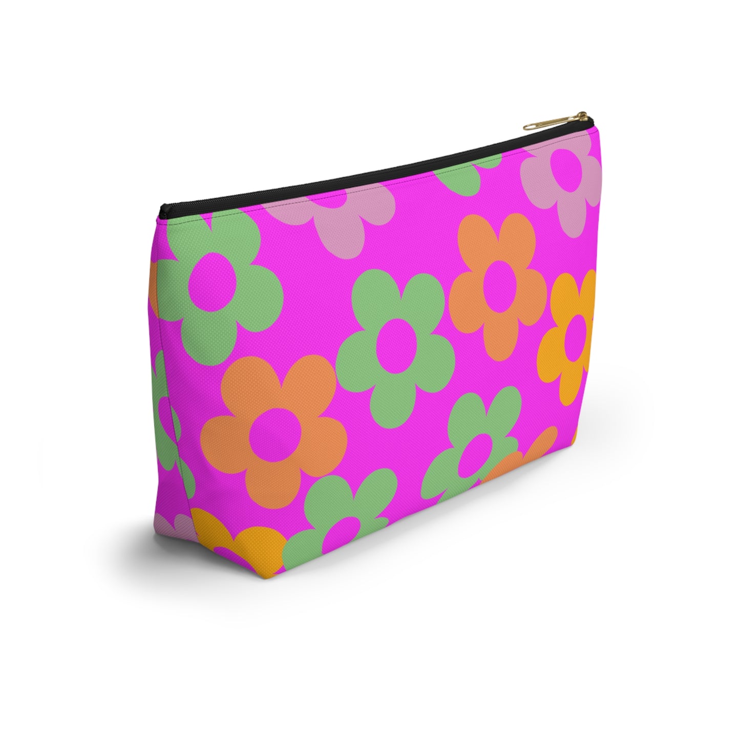 Hot Pink Mini Flower Pouch