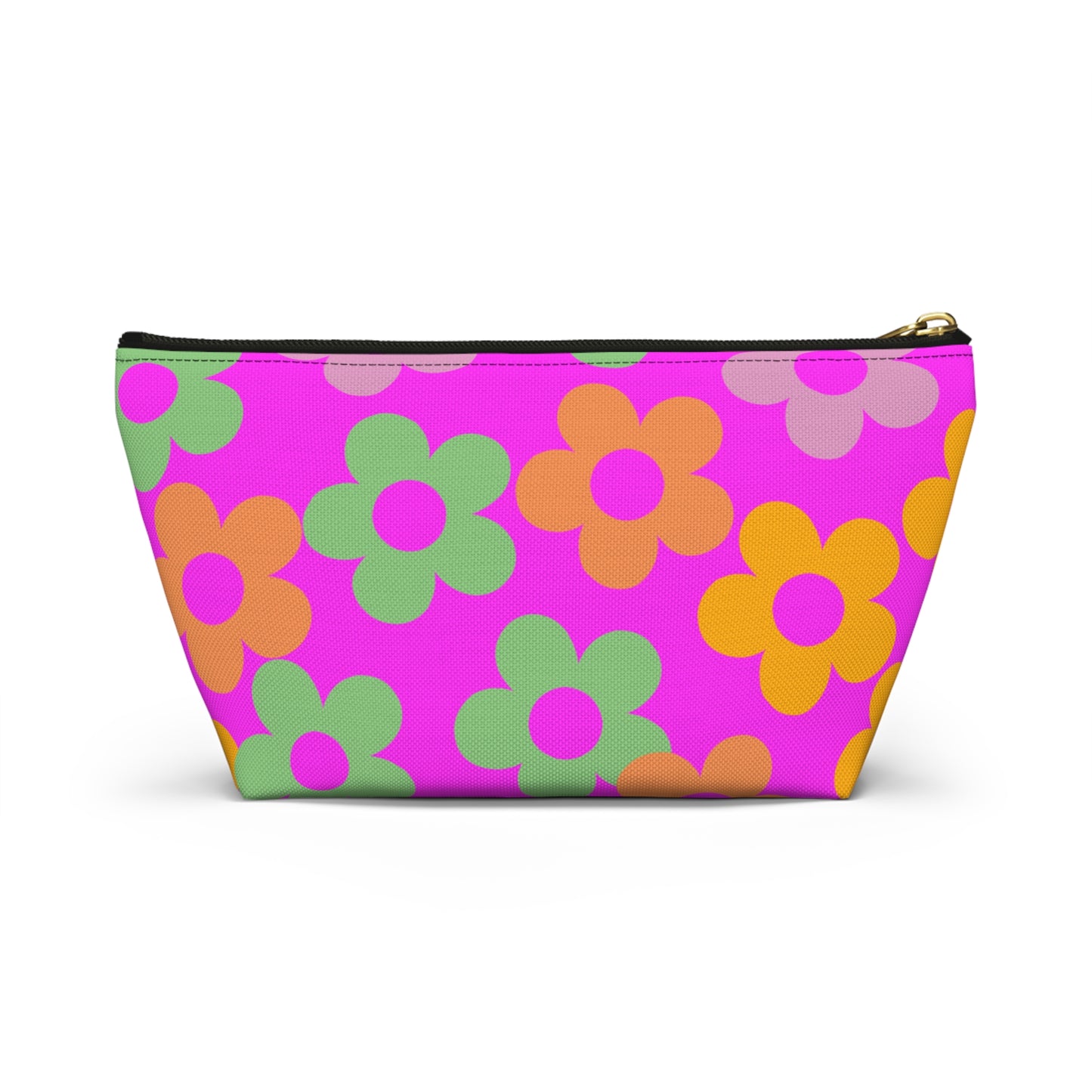 Hot Pink Mini Flower Pouch