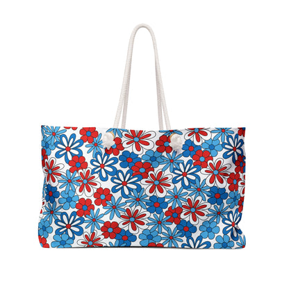 Flower Power Patriot Weekender Bag