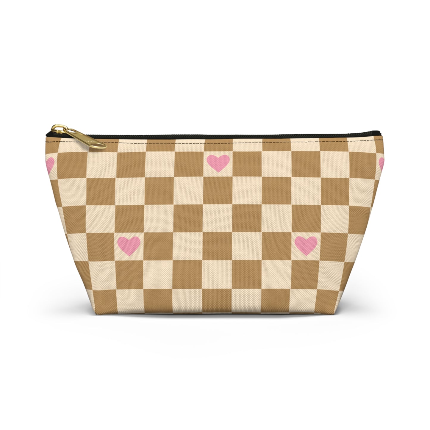 Checkerboard Hearts Sandy Pouch