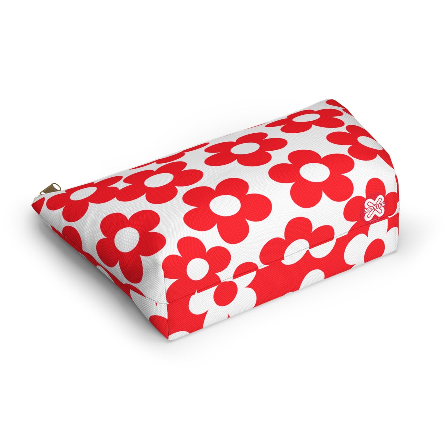 Red + White Mini Flower Pouch