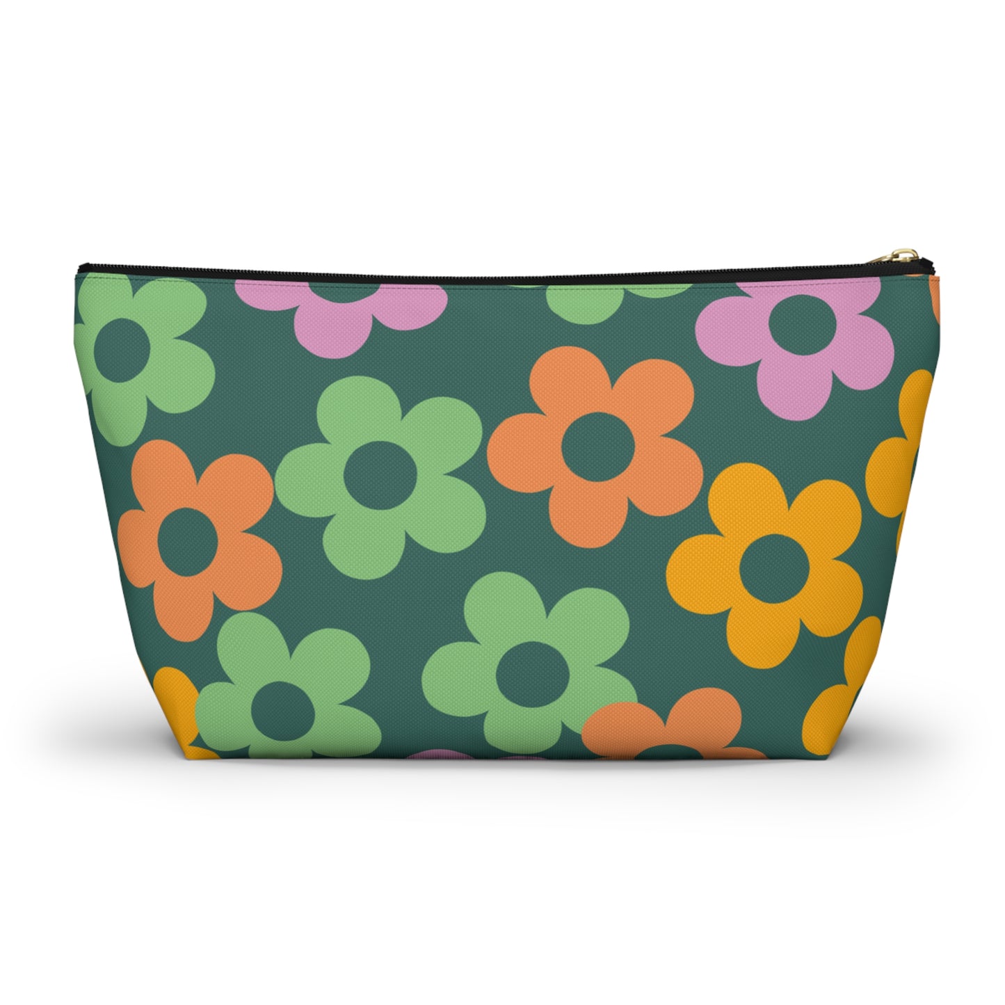 Khaki Mini Flower Pouch