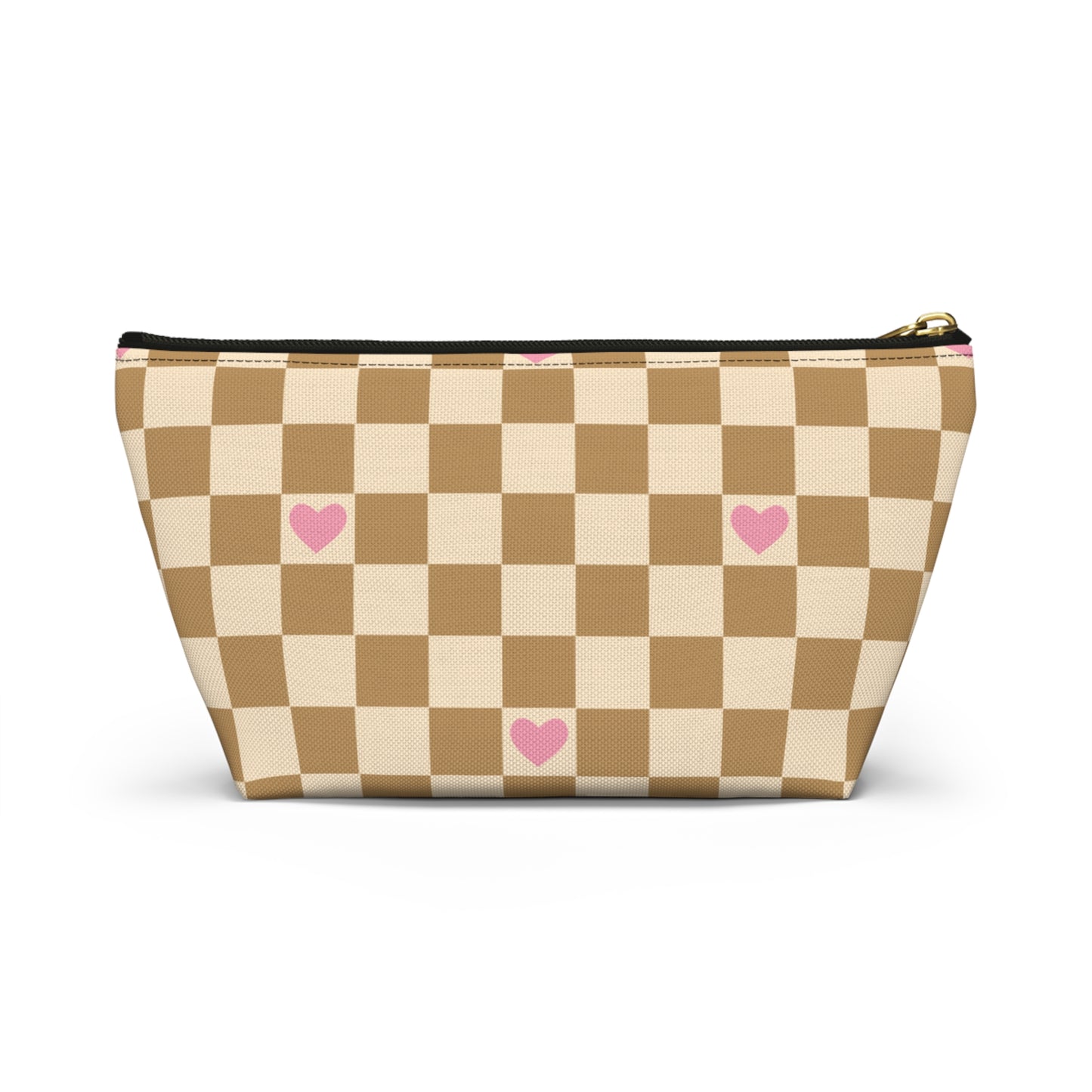 Checkerboard Hearts Sandy Pouch