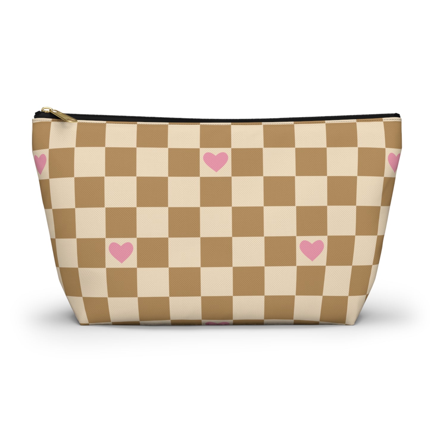 Checkerboard Hearts Sandy Pouch