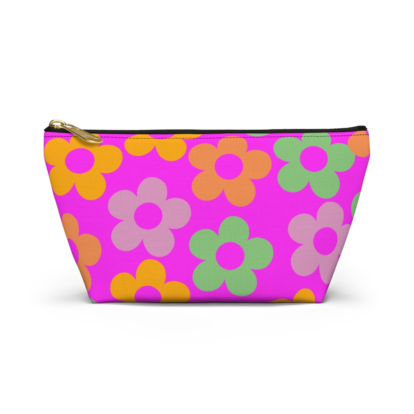 Hot Pink Mini Flower Pouch