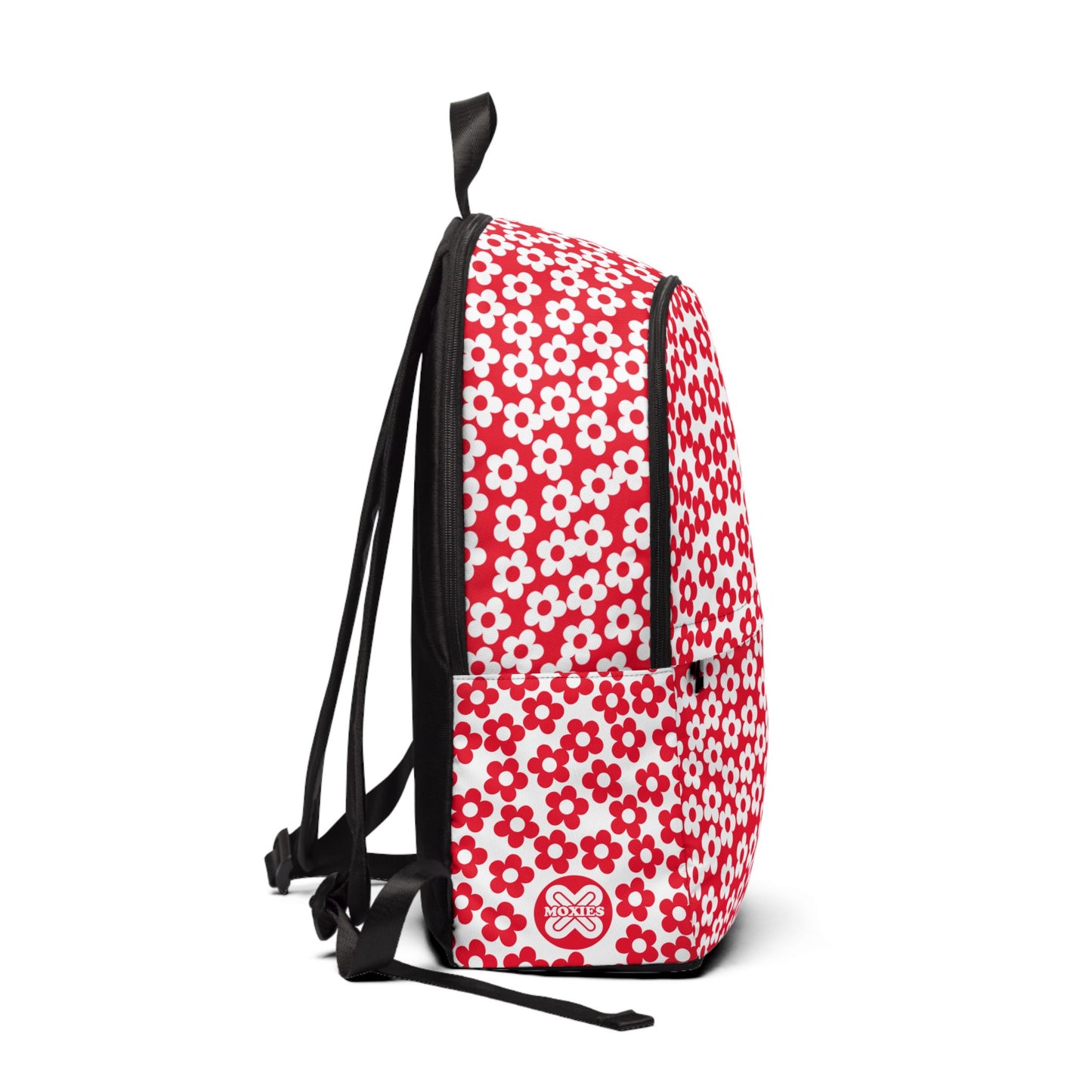 White  + Red Mini Flower Backpack