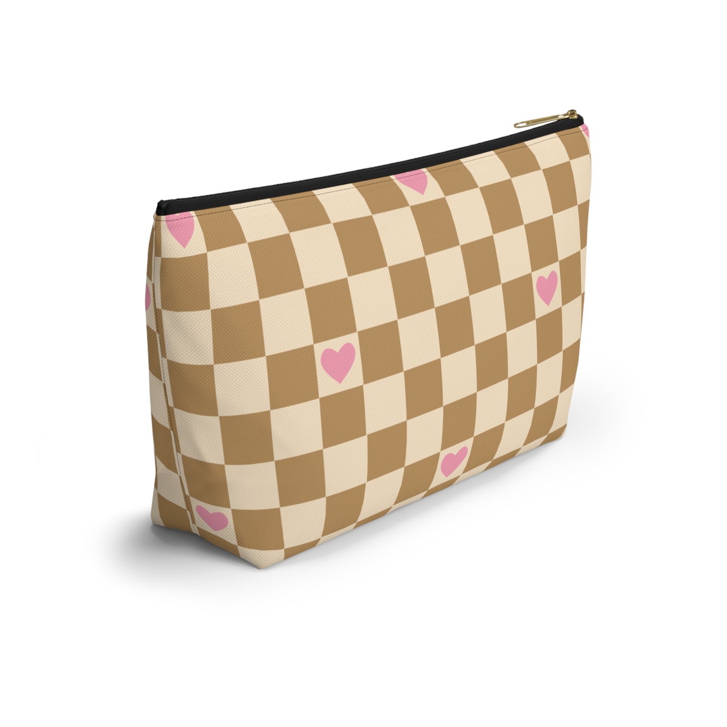 Checkerboard Hearts Sandy Pouch