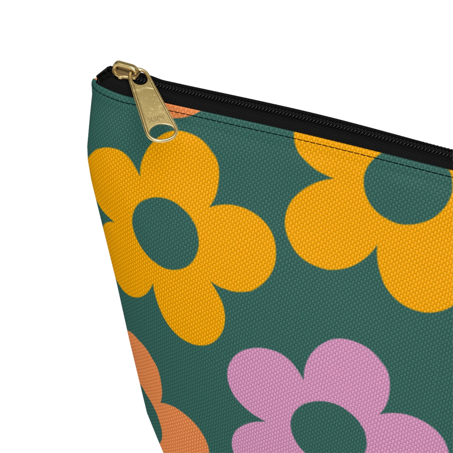 Khaki Mini Flower Pouch