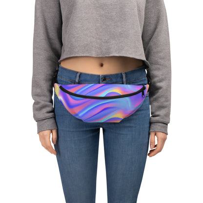 Moxies Rainbow Psychedelic Belt Bag