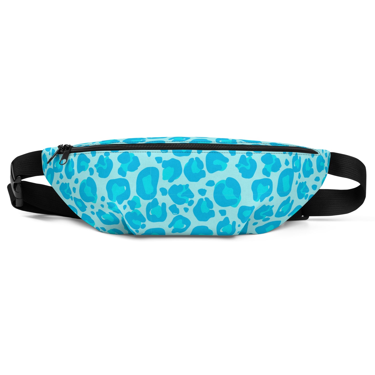 Moxies Blue Leopard Belt Bag