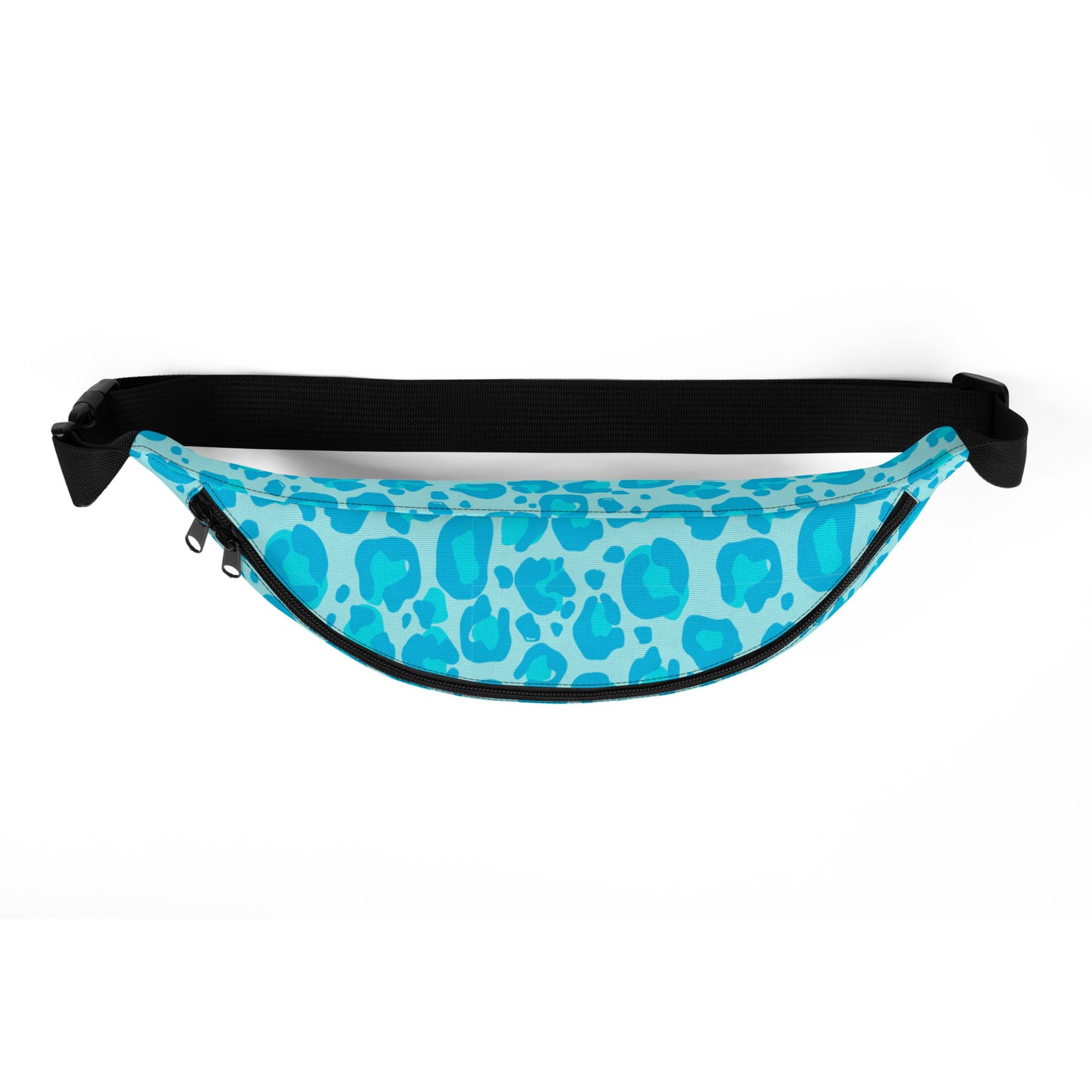 Moxies Blue Leopard Belt Bag