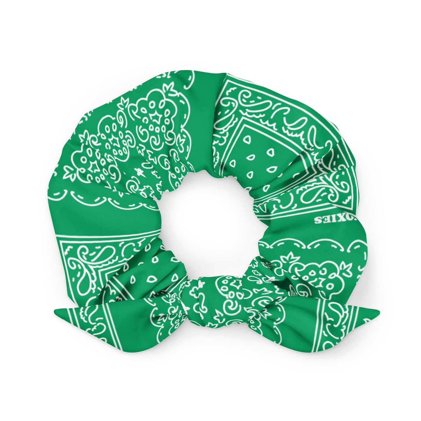 Emerald Bandana Scrunchie