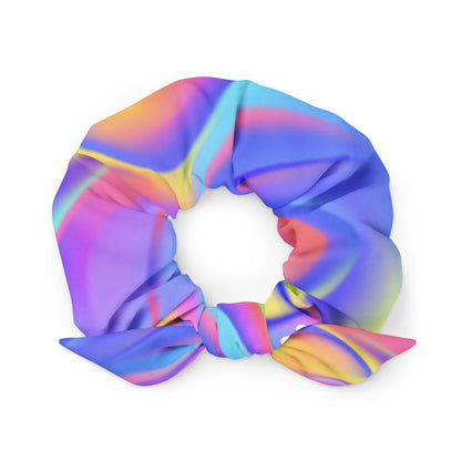 Rainbow Psychedelic Scrunchie